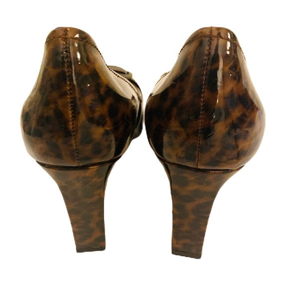 FRANCO SARTO Brown Glam Heels Size 9 - Picture 4 of 6